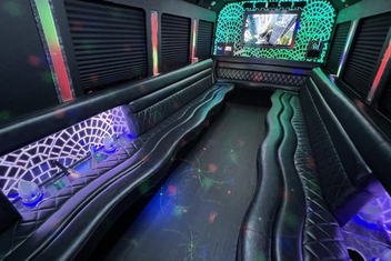 Louisville Limo Bus Interior