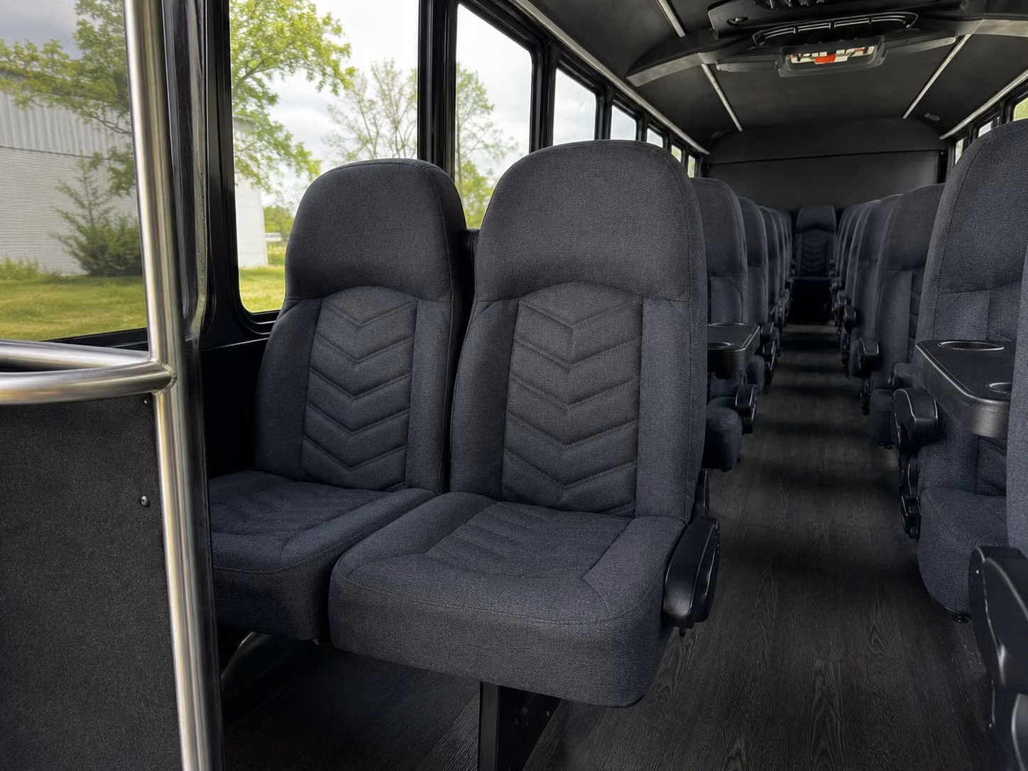 15 passenger minibus inside