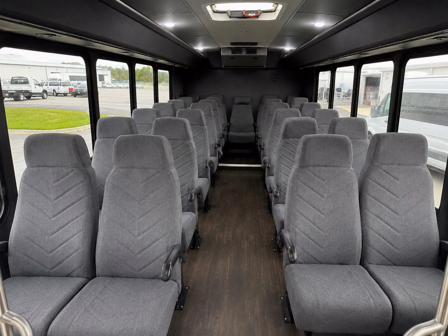 15 passenger minibus interior
