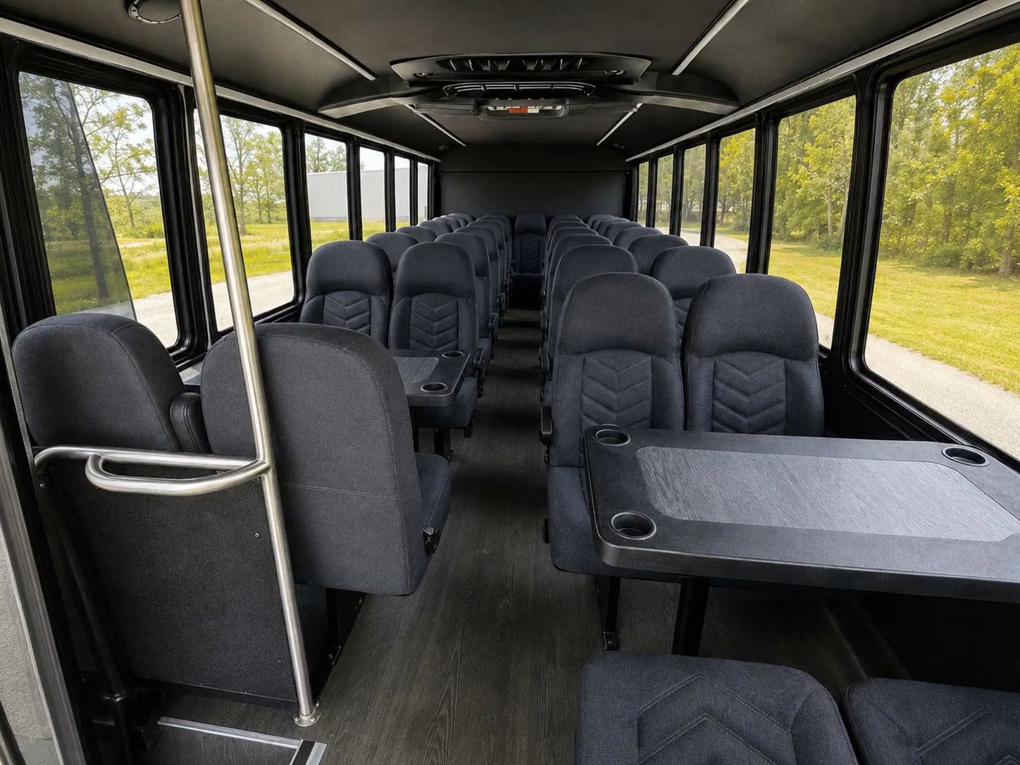 18 passenger minibus inside