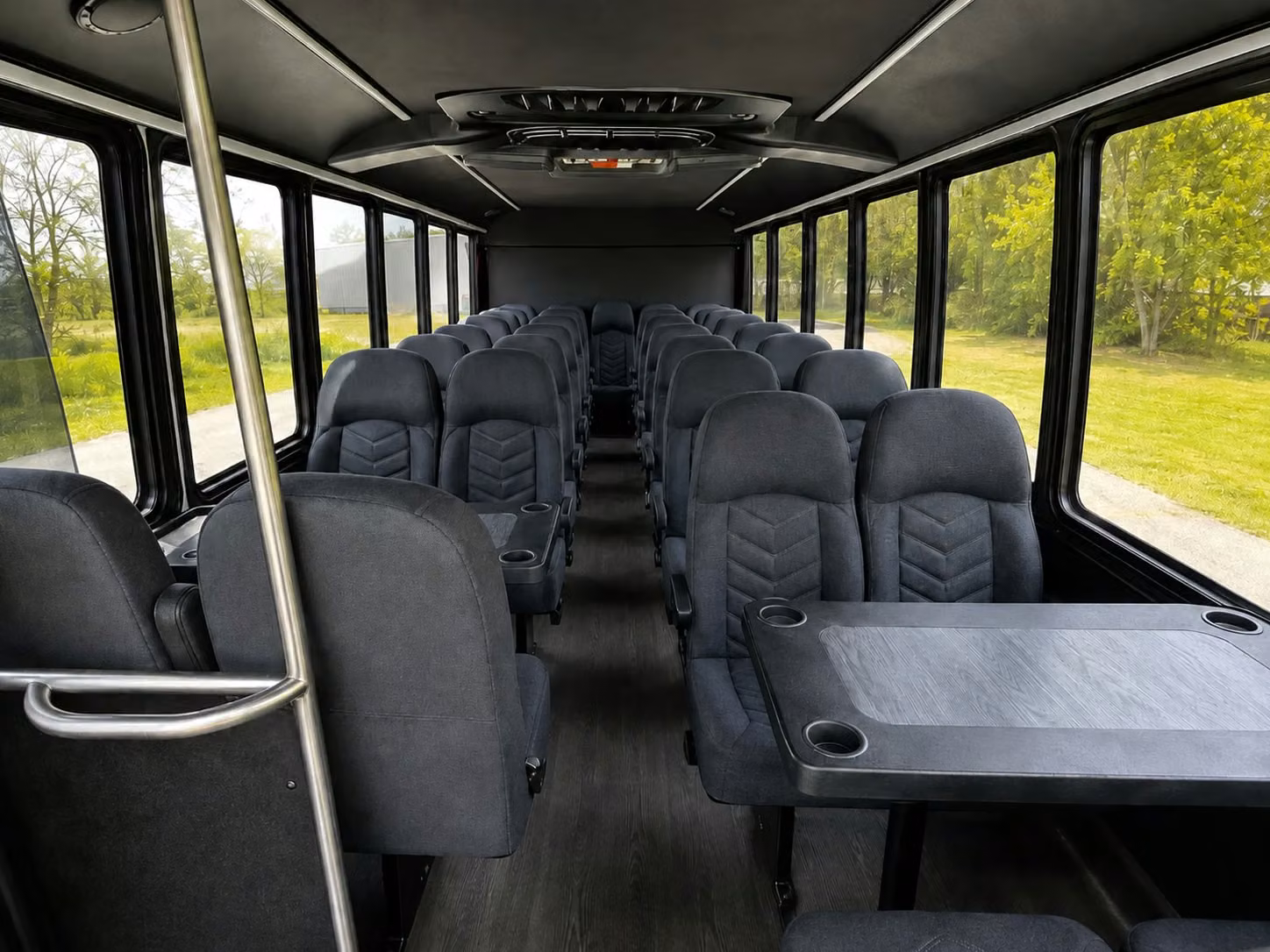 18 passenger minibus interior