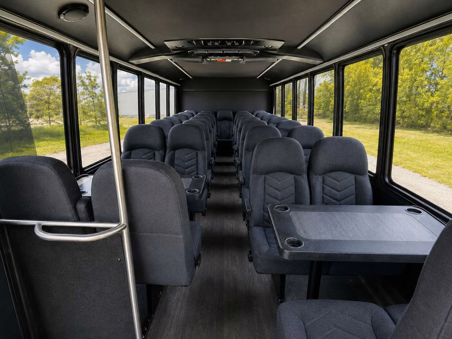 20 passenger minibus interior