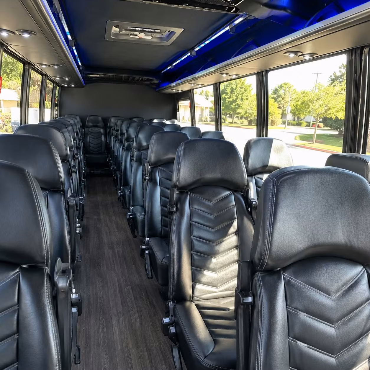 30 passenger minibus interior