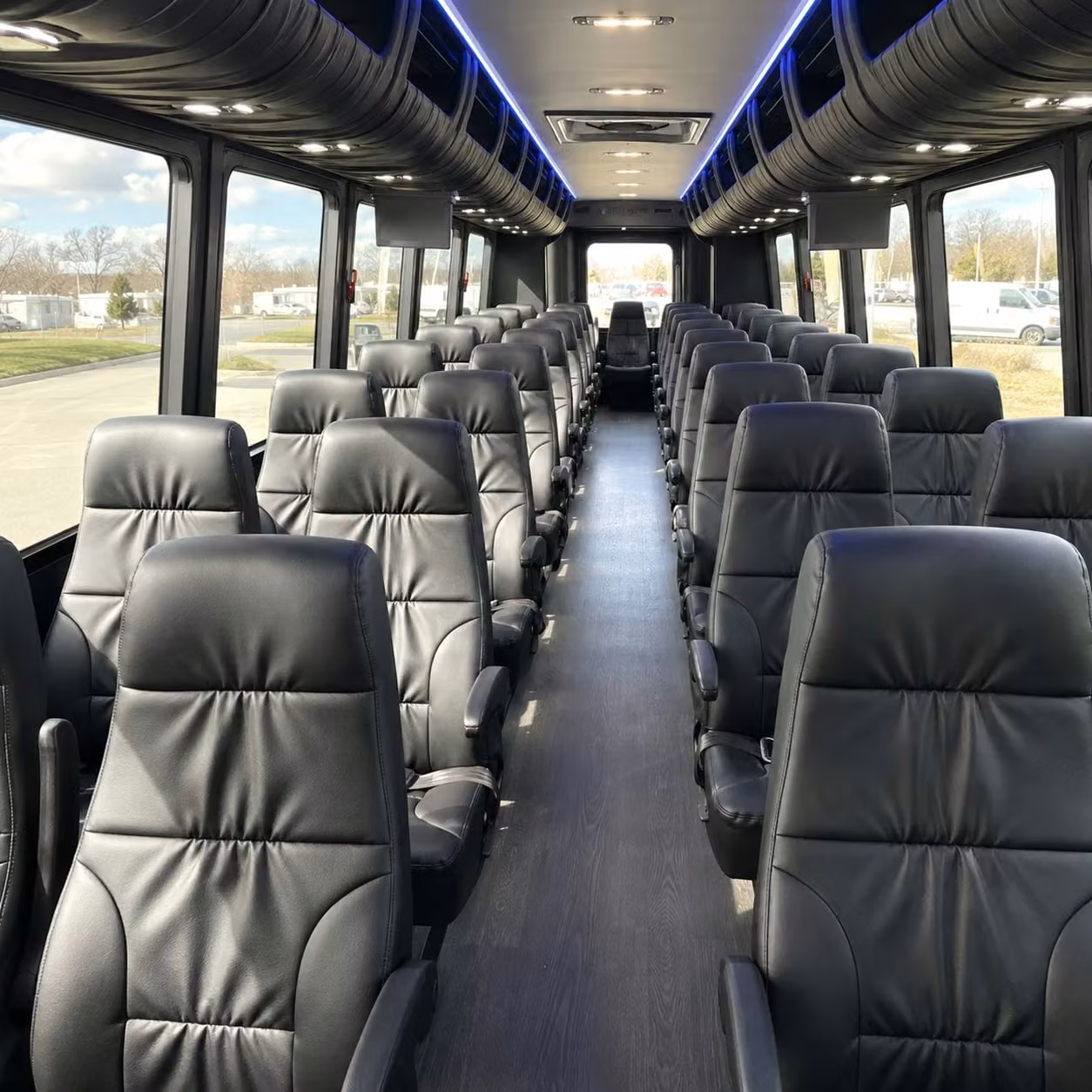 35 passenger minibus inside
