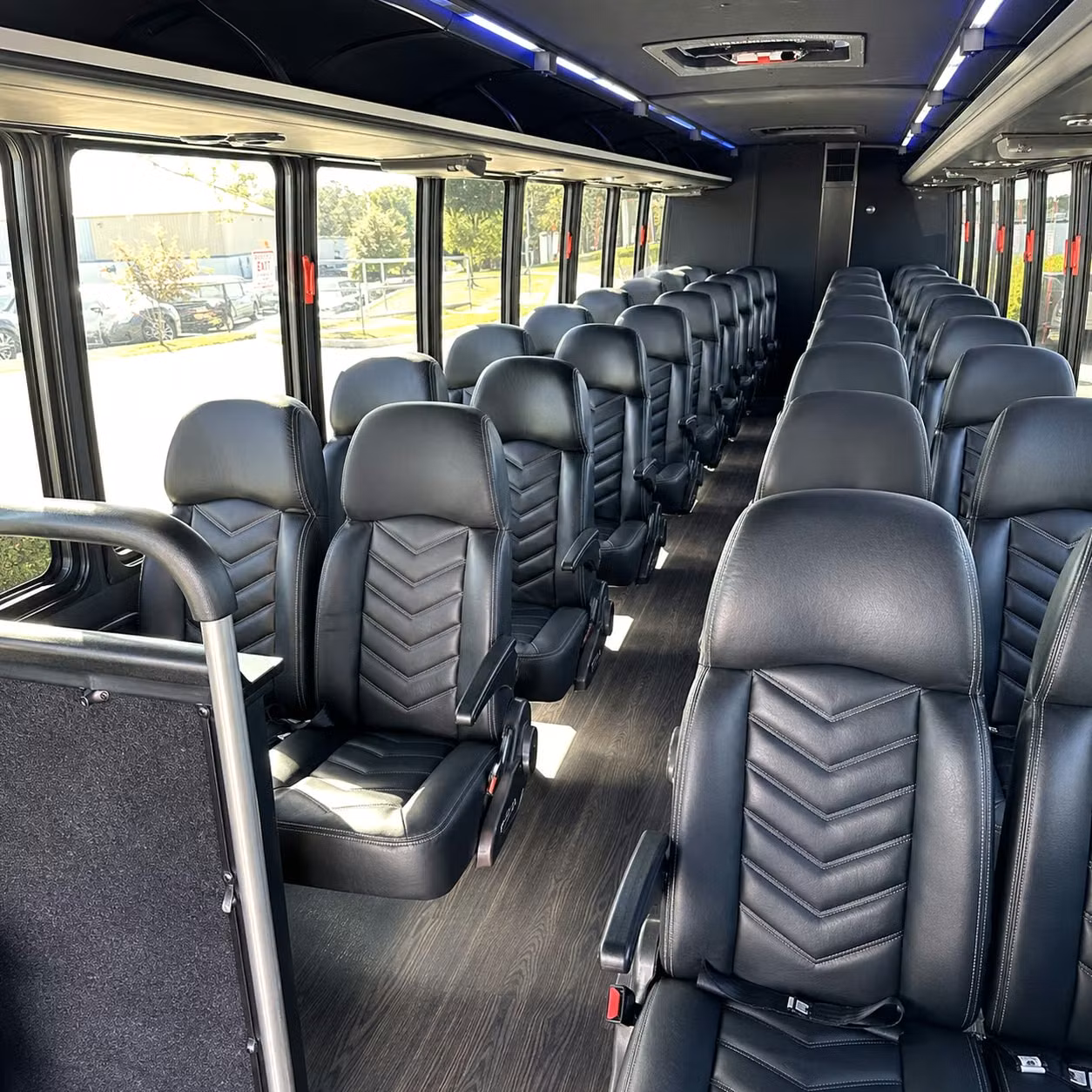 35 passenger minibus interior