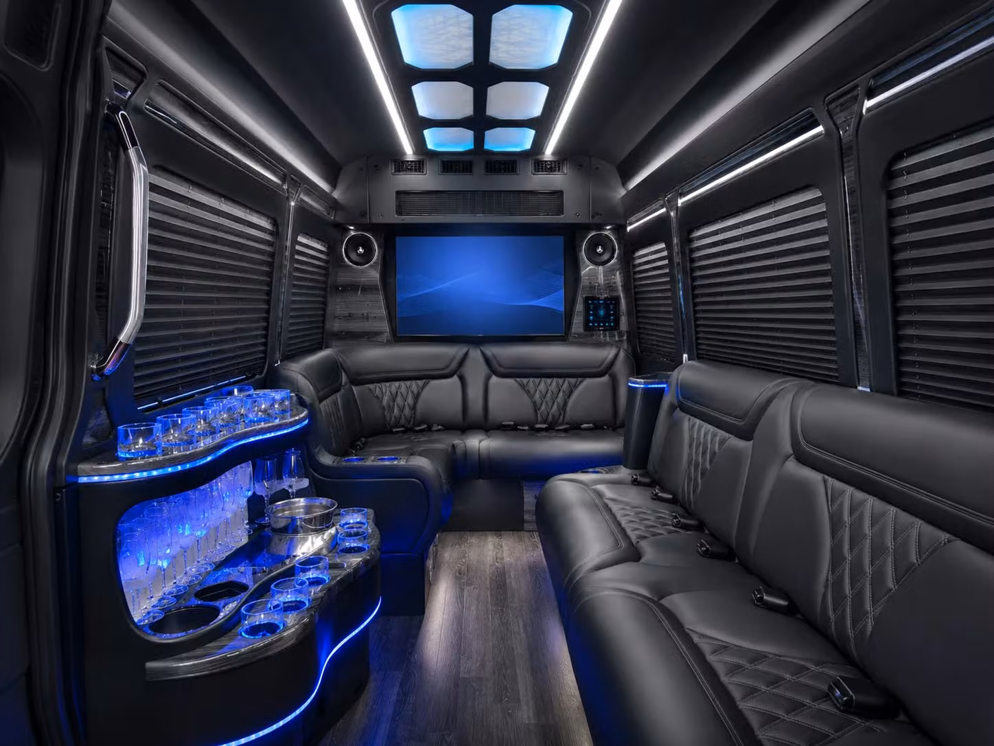 corporate long distance bus rentals from louisville to regional business destinations