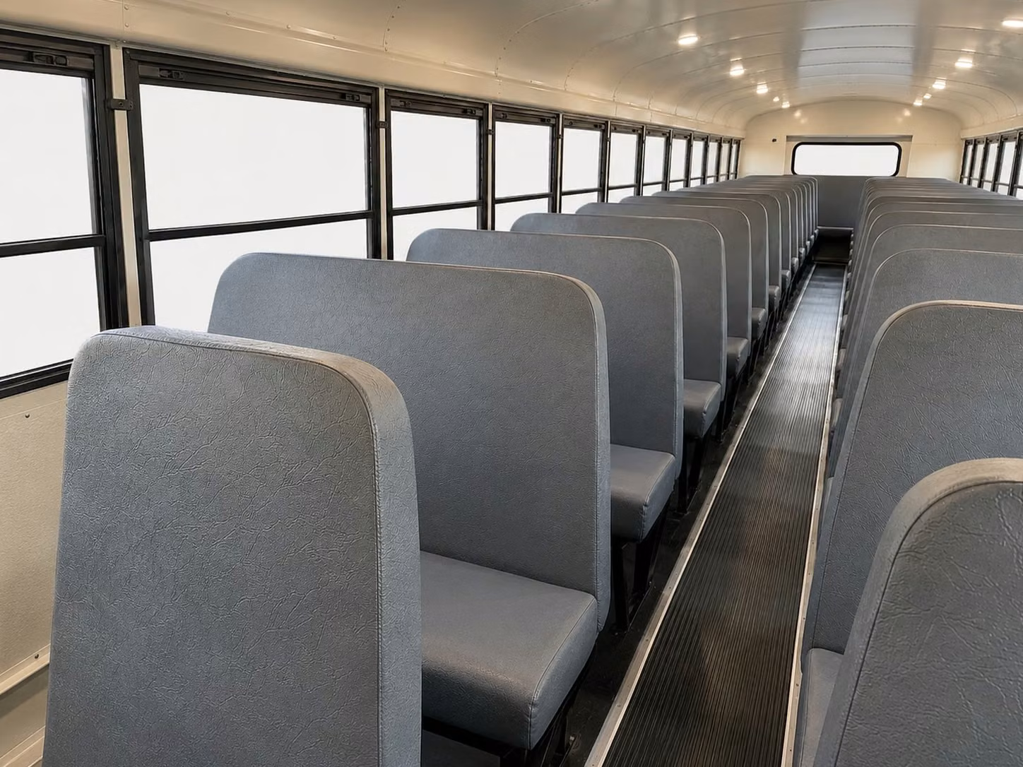school bus interior