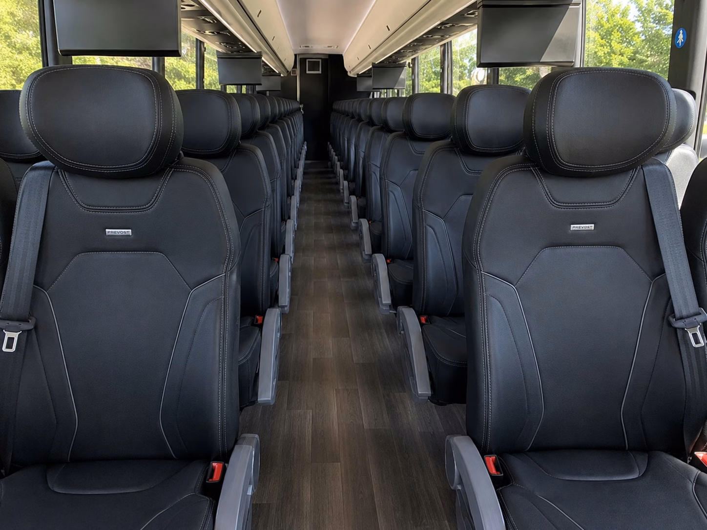 shuttle buses for louisville wedding venues along whiskey row and the waterfront