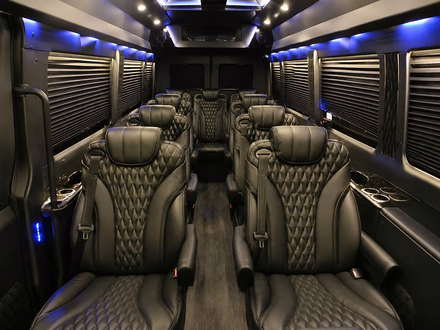 sprinter van with driver inside
