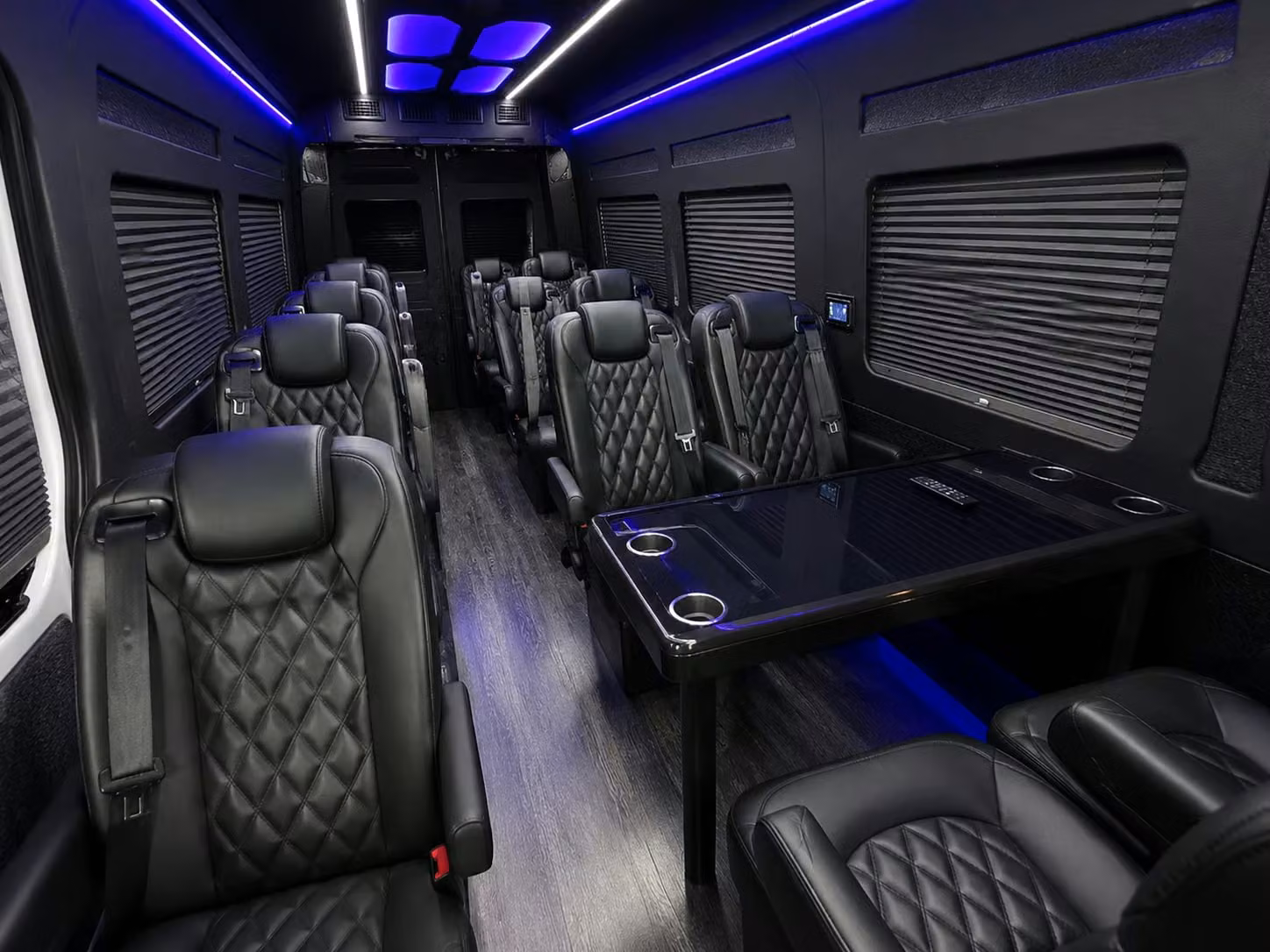 sprinter van with driver interior